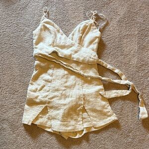 Native Daughters Cream Wrap Jumper